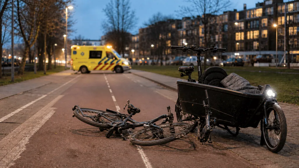 letselschade bakfietser spookrijden